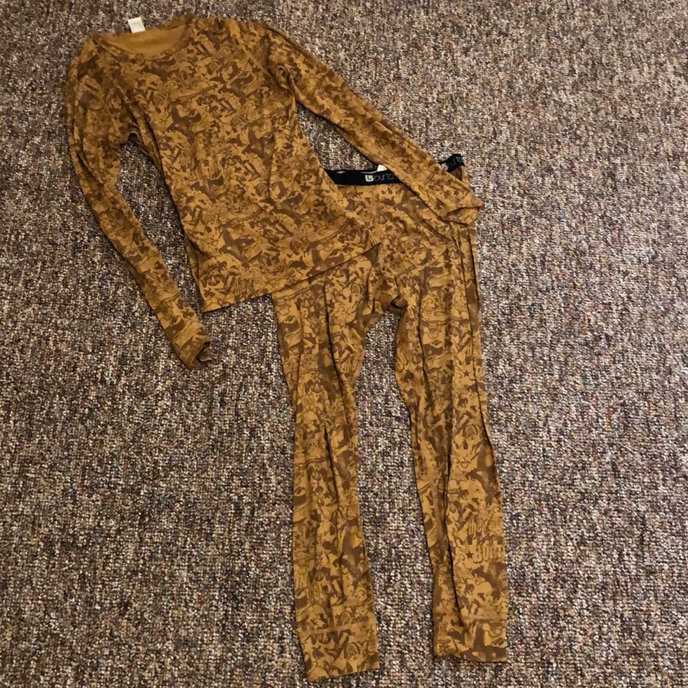 Amazing western print burton long john set